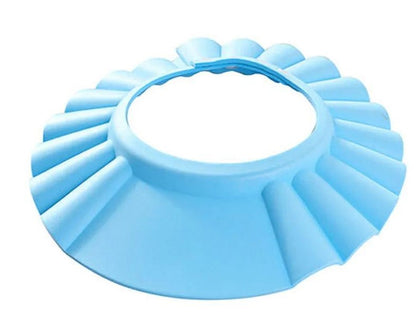 Baby Shower Cap Children Safe Bath Bathing Shampoo Caps Wash Hair Adjustable Elastic Shield for Kids Protective Bath Accessories